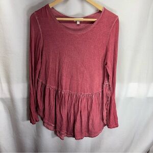 Umgee Pink Peplum Tunic‎ Top